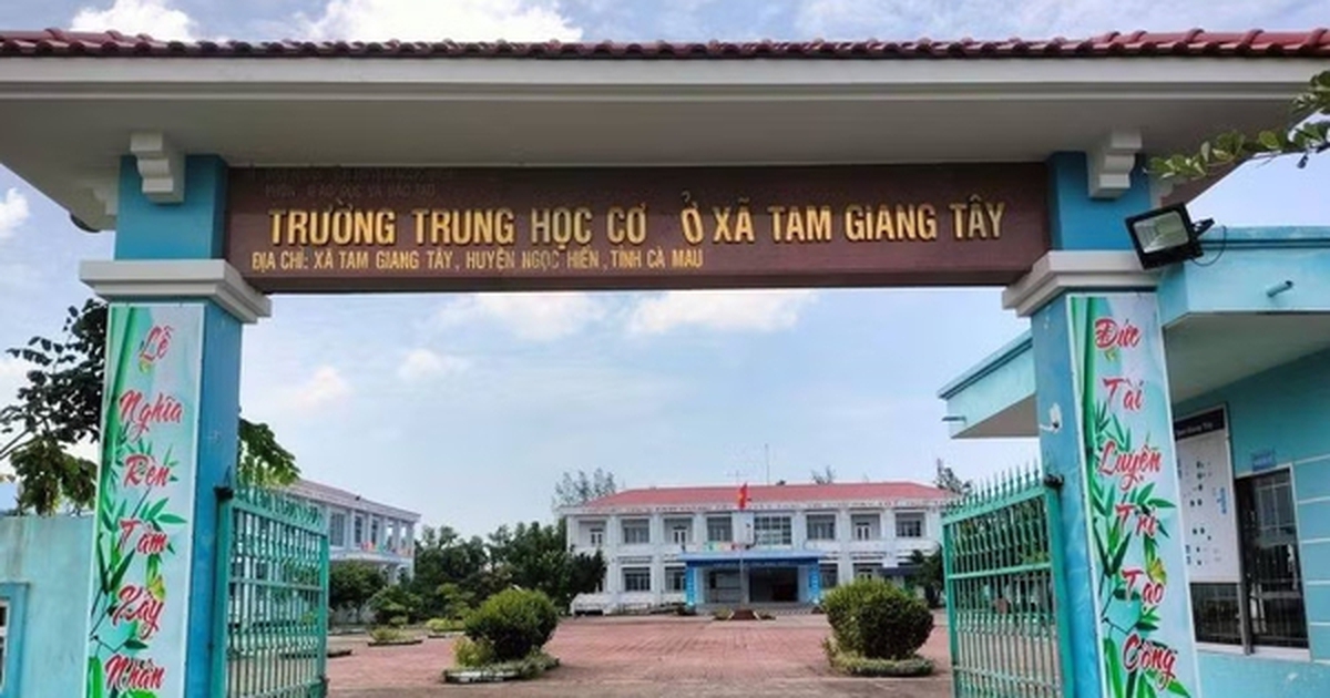 Đình chỉ điều tra hiệu trưởng bị cáo buộc tham ô hơn 10 triệu đồng ở Cà Mau