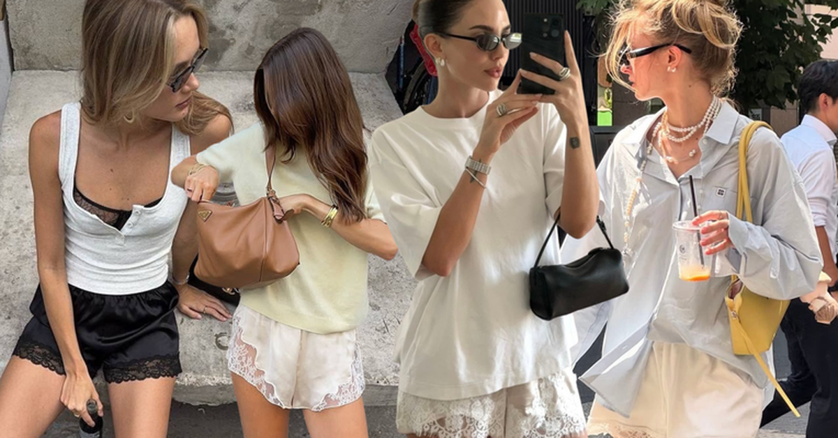 Chiếc quần ren lụa từng bị chê là "đồ ngủ" giờ đã hot nhất hè, hội gái xinh mặc thế nào để khoe dáng?