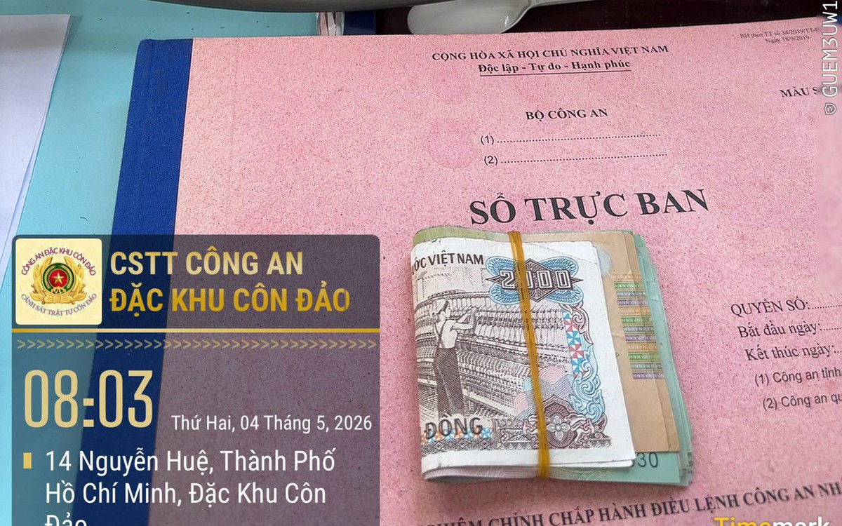 Công an thông báo về việc phát hiện tiền 500k tại quầy gạo anh Quyền