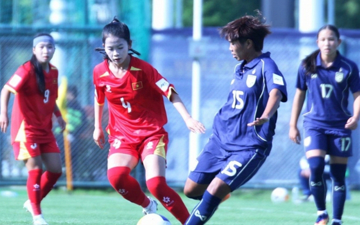 Kết quả U17 nữ Việt Nam đấu U17 Trung Quốc tại giải châu Á