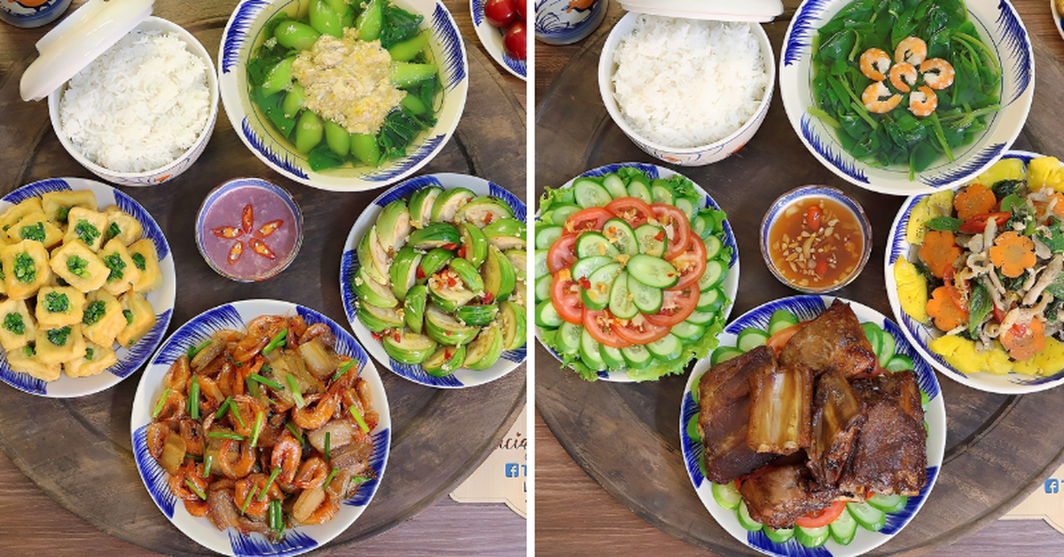 30 mâm cơm mùa hè thanh mát, dễ nấu của mẹ đảm Hà Nội