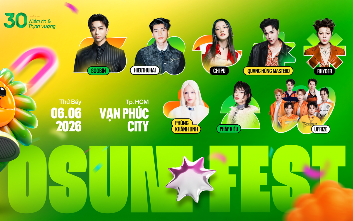 OSUNFEST 2026 mở bán vé: Chủ thẻ OCB có lợi thế “chốt slot” trước, fandom chuẩn bị sẵn sàng