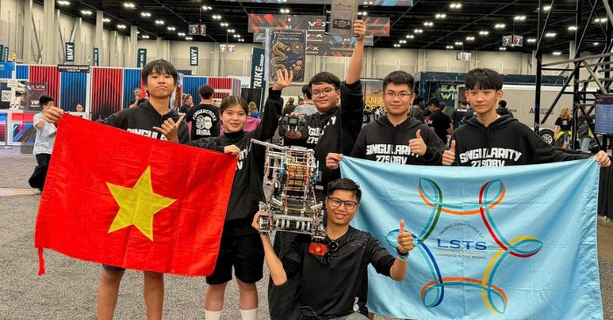 Đội tuyển trường THCS và THPT Đinh Thiện Lý (LSTS) rinh giải tại VEX Robotics World Championship 2026 - Giải đấu Robotics lớn nhất thế giới
