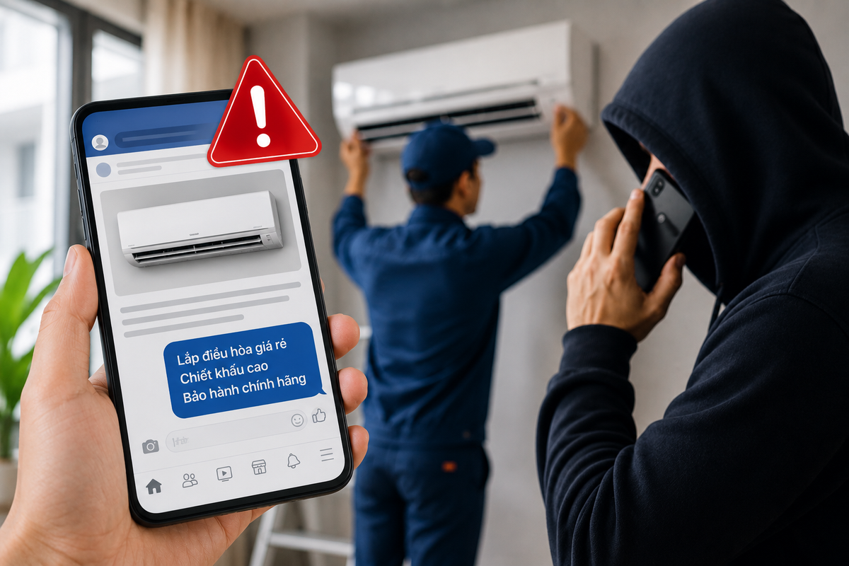 Đặt cọc lắp điều hòa giá rẻ qua mạng, nhiều người mất tiền trước khi thợ xuất hiện: Công an cảnh báo chiêu lừa đảo mới mùa nắng nóng