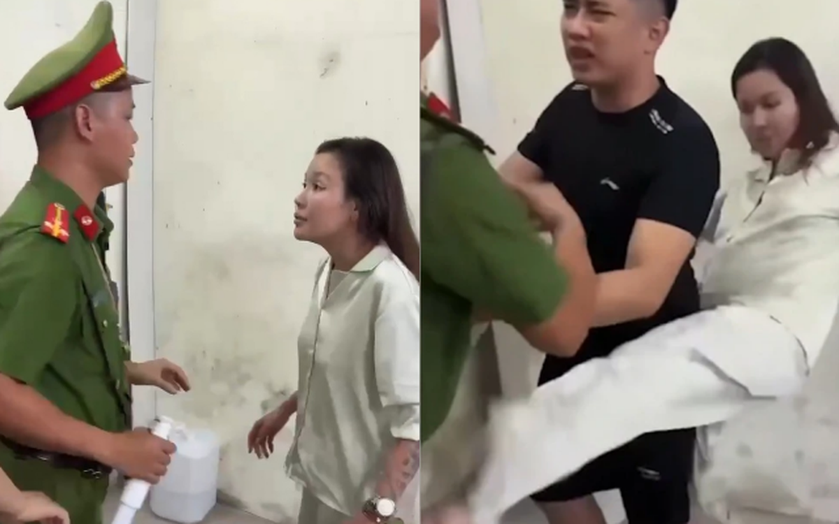 Chân dung người phụ nữ chửi bới, hành hung chiến sĩ công an: Từng có tiền án về môi giới mại dâm