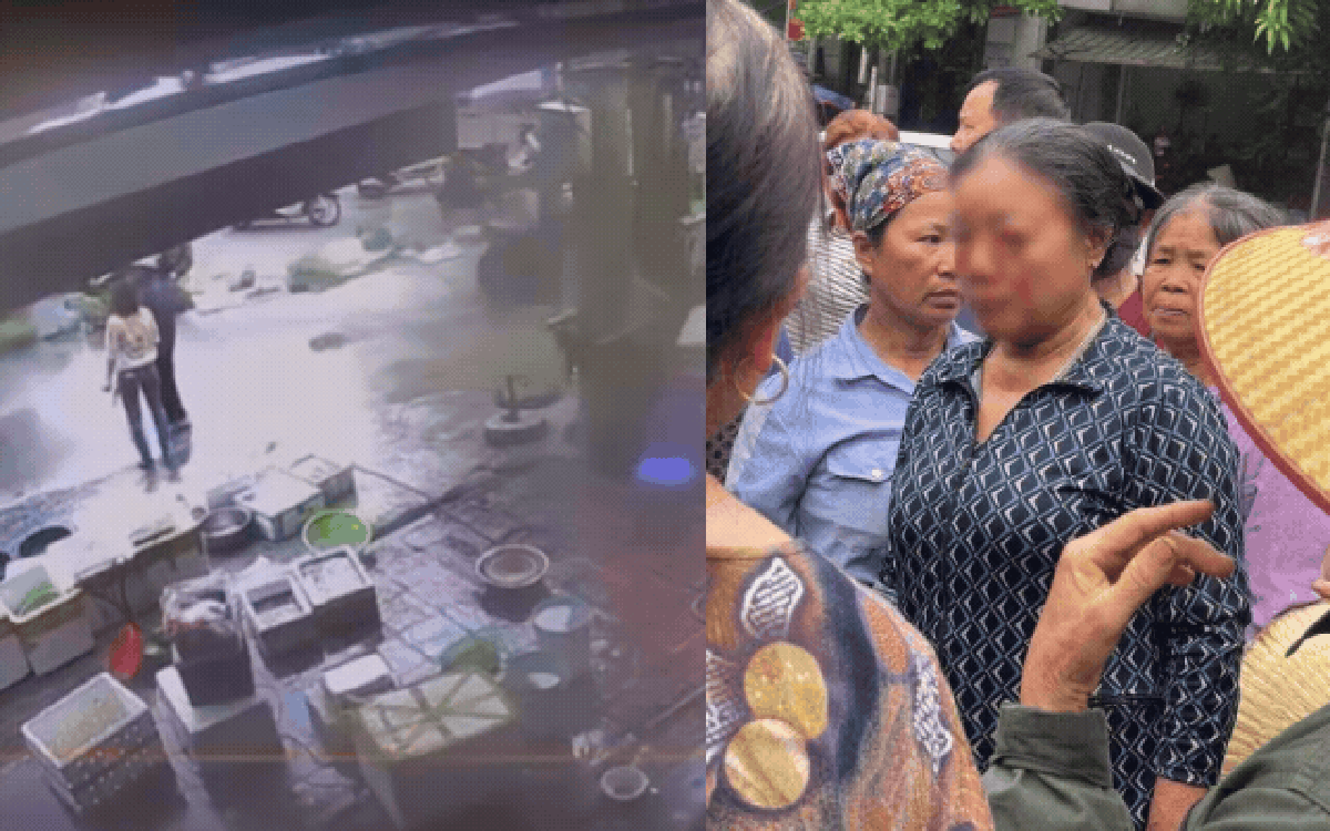 Camera ghi lại toàn cảnh vụ người bán rau bị xịt nước áp lực cao vào mặt: Nhân chứng kể lại phút gây phẫn nộ