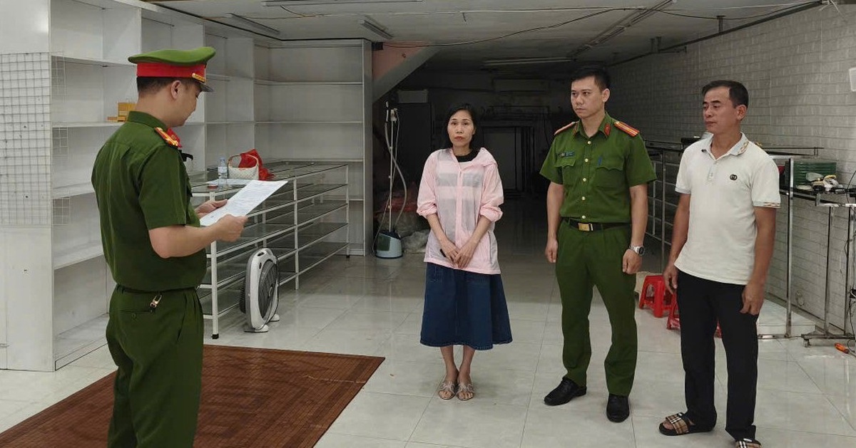 Khởi tố chủ shop Trần Thị Mơ SN 1984