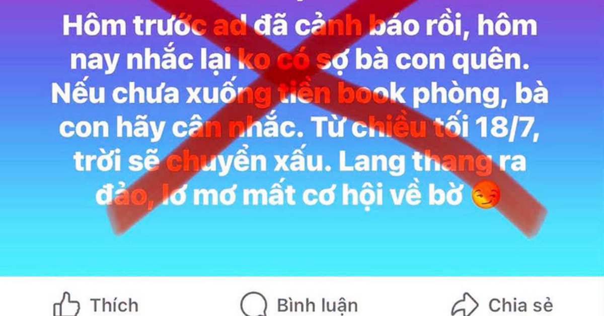 Làm rõ fanpage tung tin xấu về thời tiết Quảng Ninh, gây hoang mang dư luận