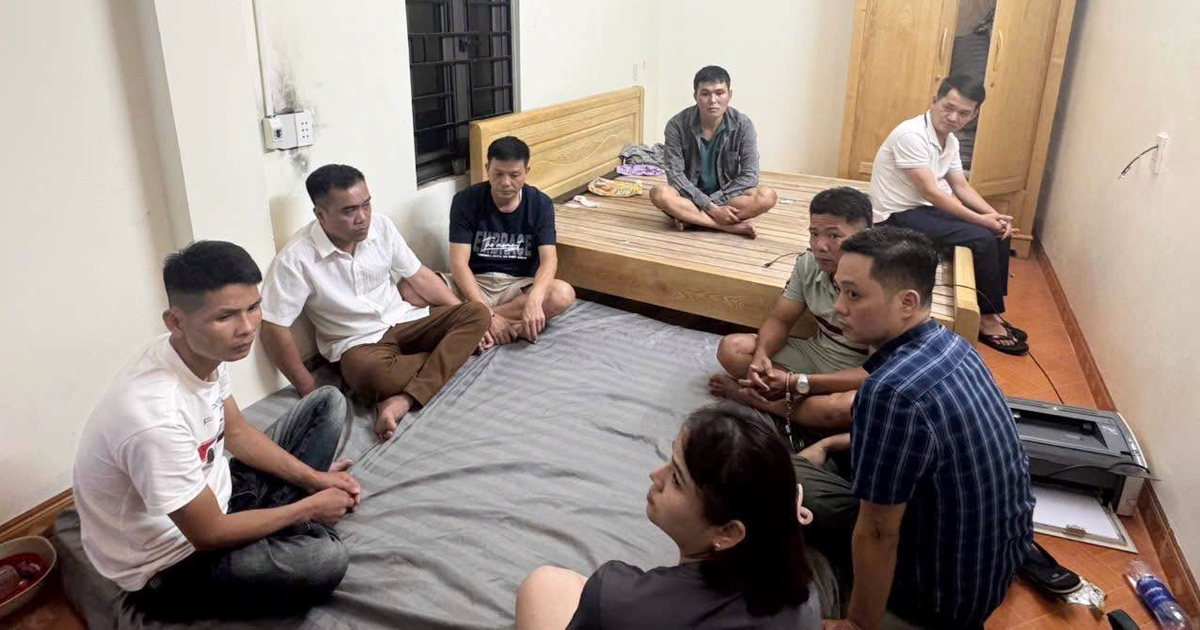 Kiểm tra phòng 500 VIP nhà nghỉ ICARUS, công an thu lượng lớn tiền mặt: 7 đối tượng bị tạm giữ