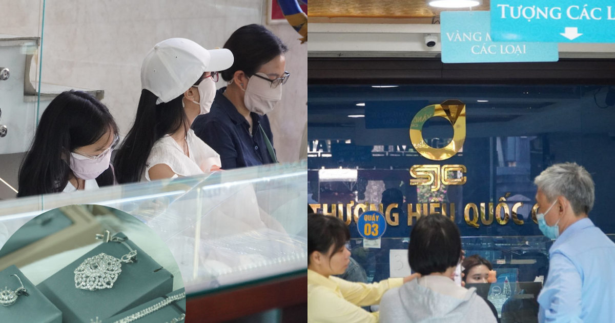 Người dân đổ về SJC sau thông báo mới nhất, điểm giao dịch 420 Nguyễn Thị Minh Khai tại TP.HCM đông kín khách từ sáng đến chiều