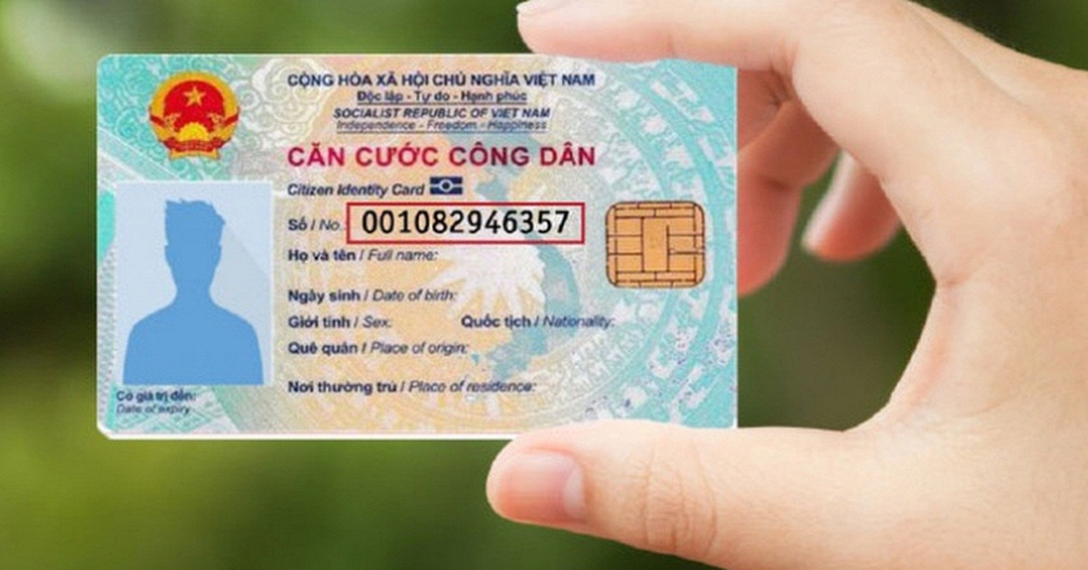 Những thông tin trên thẻ Căn cước/ CCCD tuyệt đối không được để lộ