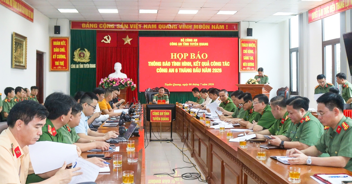 Vụ 146 điểm 10 môn Toán: Công an tỉnh Tuyên Quang họp báo thông tin