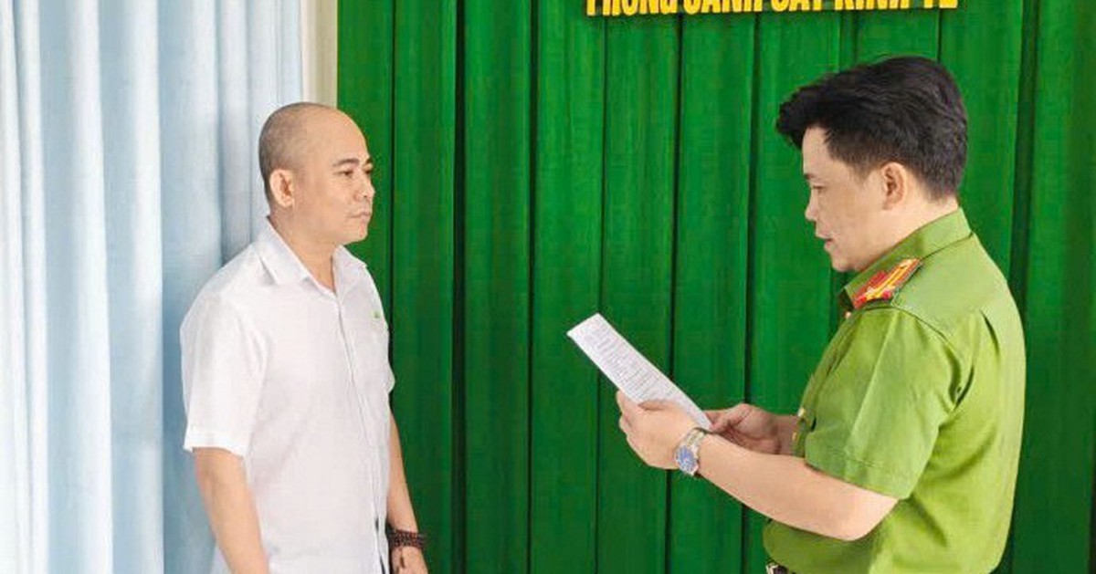 Ra quyết định khởi tố phó giám đốc doanh nghiệp Phan Thanh Hoài SN 1978