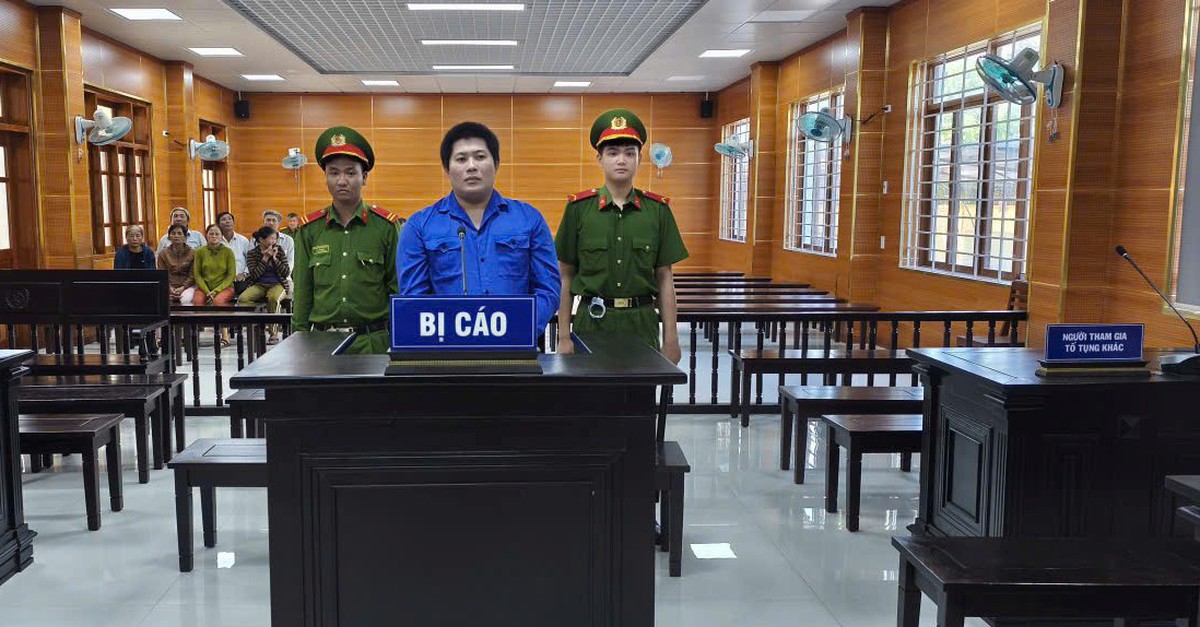 Nhẫn tâm ôm con nhỏ nhảy xuống sông, Võ Văn Tin SN 1998 lĩnh án 20 năm tù