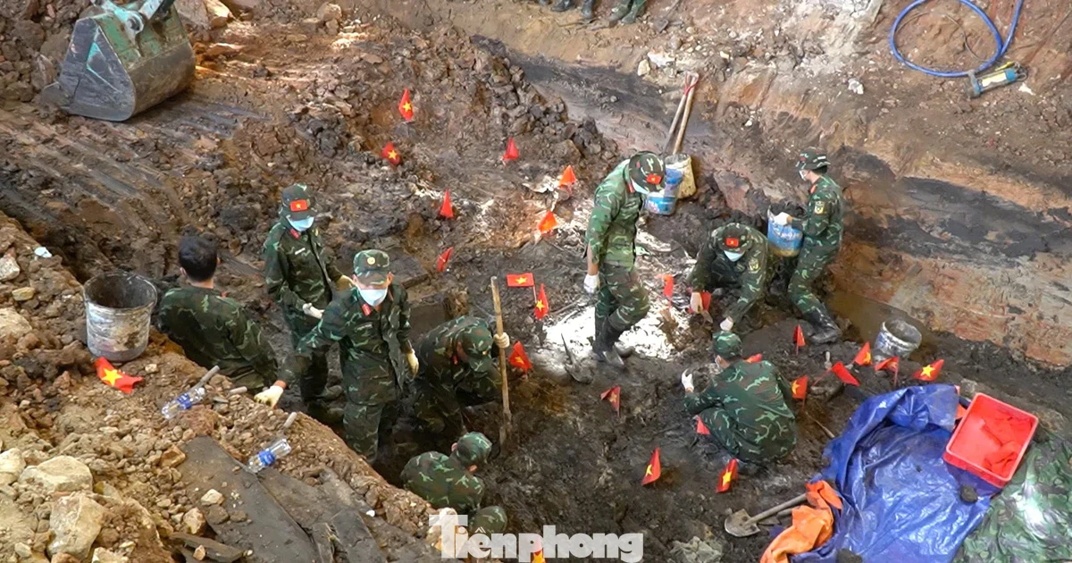 Mở rộng khai quật, phát hiện thêm 24 bộ hài cốt liệt sĩ tại công viên Lê Thị Riêng