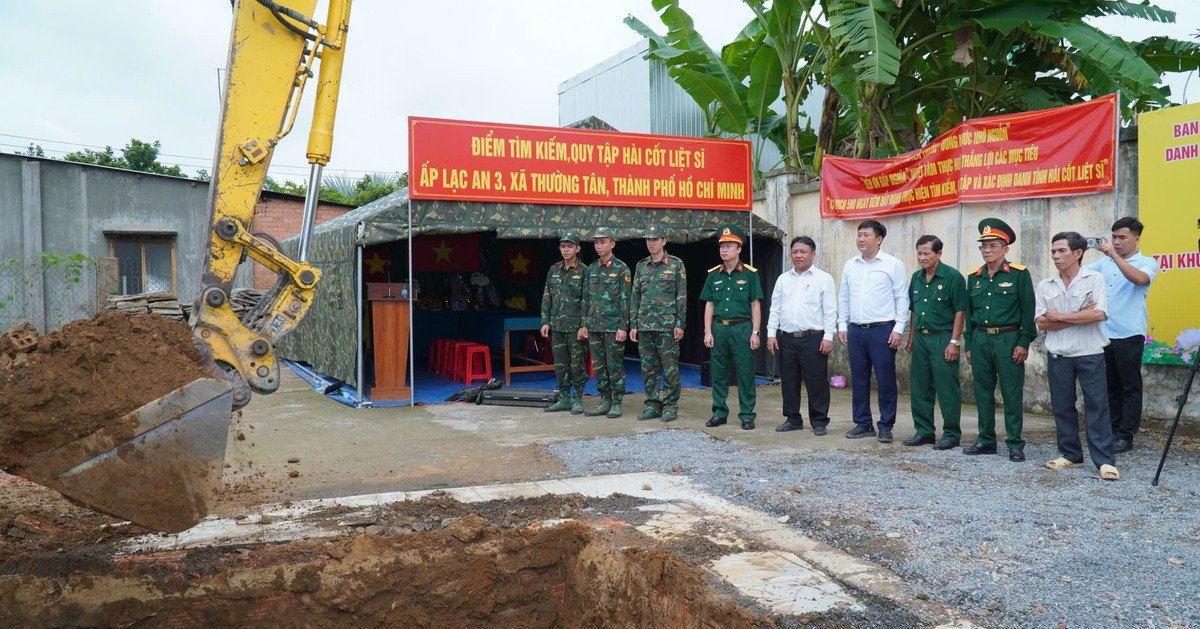 TP.HCM quy tập khu mộ liệt sĩ tập thể tại xã Thường Tân