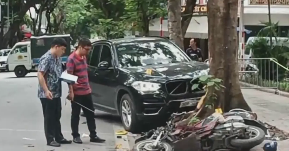 Thông tin vụ tai nạn giao thông tại đường Nguyễn Huy Tự, Hà Nội