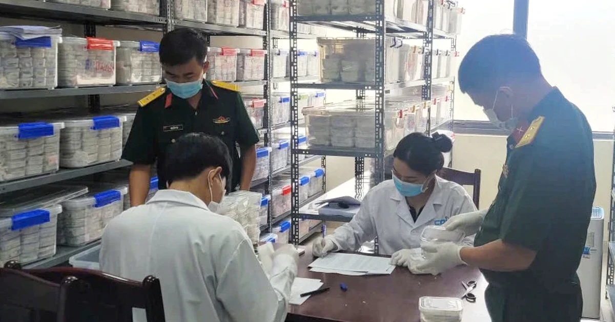 Huế hoàn tất bàn giao gần 4.000 mẫu hài cốt liệt sĩ giám định ADN