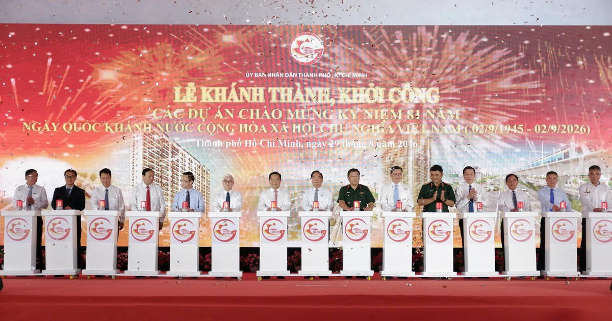 TPHCM khởi công, khánh thành 11 dự án trọng điểm chào mừng Quốc khánh 2/9