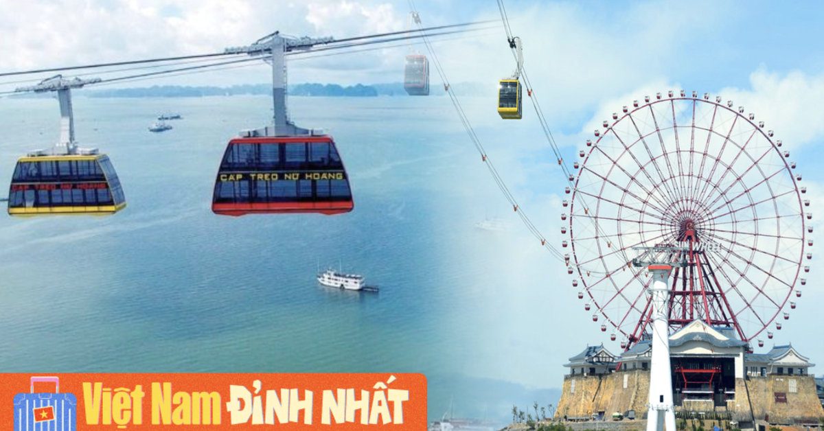 Việt Nam có cáp treo giữ cùng lúc 2 kỷ lục Guinness thế giới: Cabin chở 230 người lớn nhất hành tinh, trụ cáp cao gần 189m
