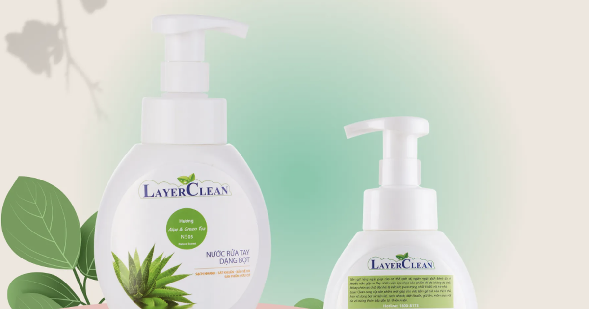 Thu hồi toàn quốc nước rửa tay dạng bọt Layer Clean, yêu cầu tiêu hủy toàn bộ lô hàng