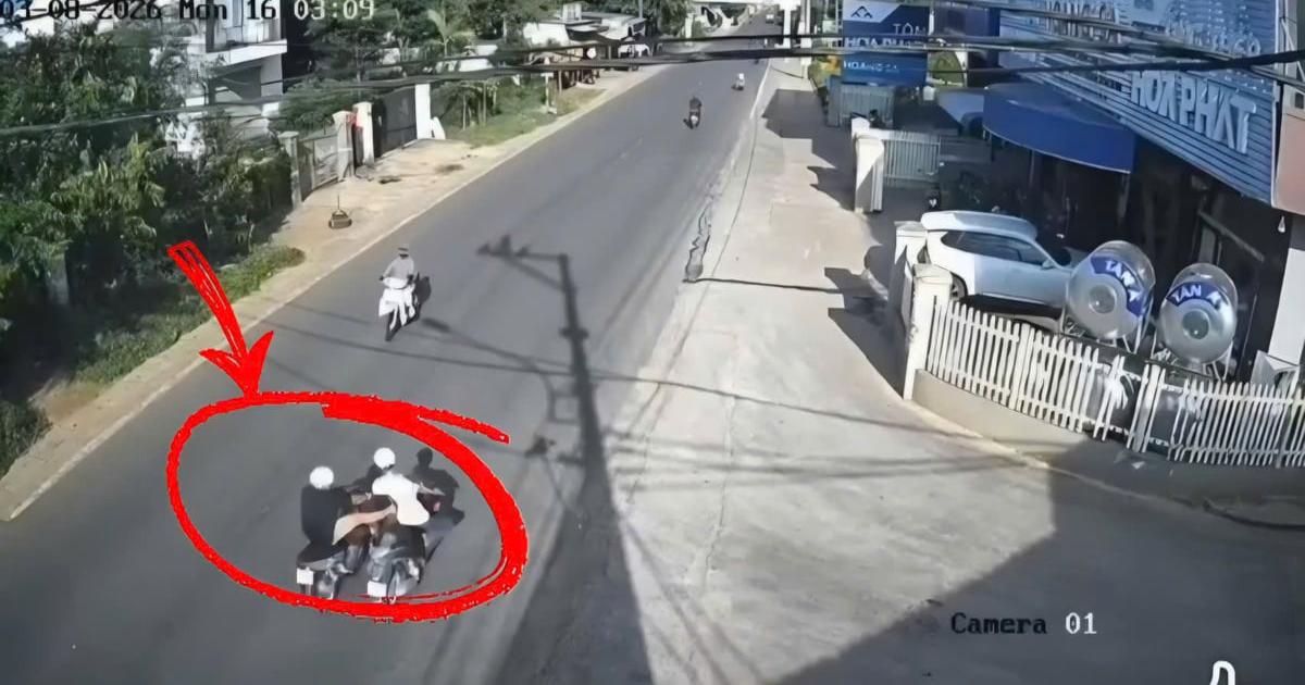 Người đàn ông gây phẫn nộ khi đạp ngã người đang đi xe máy ở Đắk Lắk