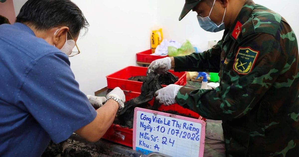 Quy tập thêm 12 hài cốt liệt sĩ tại Công viên Lê Thị Riêng