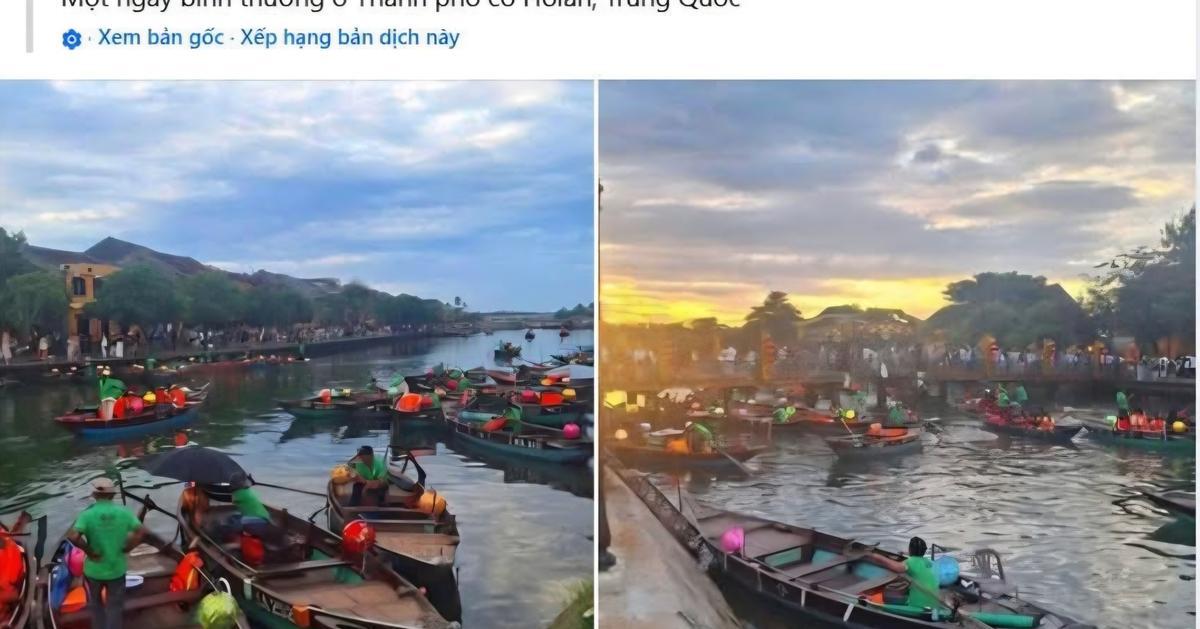 Bức xúc hình ảnh phố cổ Hội An bị gắn nhầm là "ở Trung Quốc"