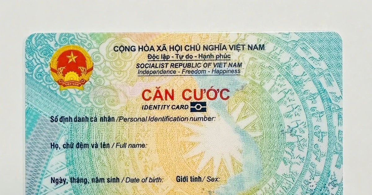 Công an phát thông báo quan trọng về ảnh căn cước của tất cả người dân