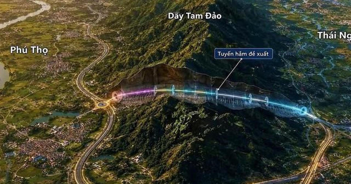 Chốt xây dựng đường hầm xuyên núi dài 2km nối vùng đất “đệ nhất danh trà” với Phú Thọ và Thủ đô Hà Nội do Đèo Cả đề xuất