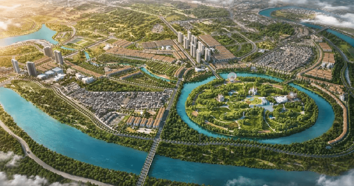 Tỷ phú Phạm Nhật Vượng đang cho xây dựng hơn 4.200 căn nhà liền kề, biệt thự và hàng loạt chung cư cao 31 tầng vốn đầu tư 1,5 tỷ USD tại tỉnh vừa lên thành phố