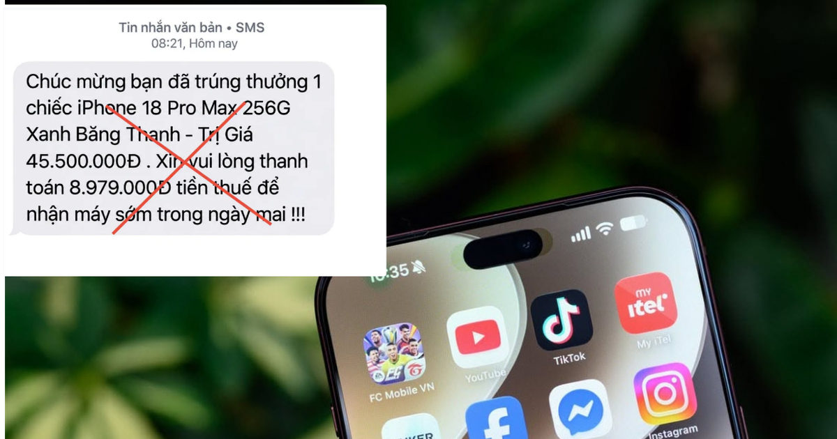 Công an phát thông báo đến người dân nhận được tin nhắn SMS có nội dung này: Lập tức lưu giữ số điện thoại, STK nhận tiền để trình báo