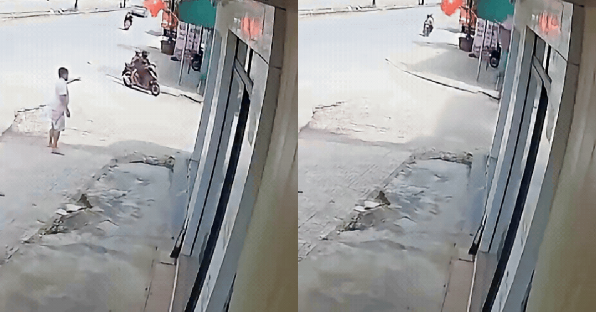 Hà Tĩnh: Khoảnh khắc cổng làng đổ sập đè 2 mẹ con đi xe máy, bé trai lớp 3 bị thương nặng
