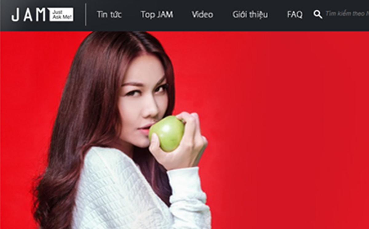 Giới thiệu JAM (Just Ask Me!) – Trang web tương tác với người nổi tiếng ...