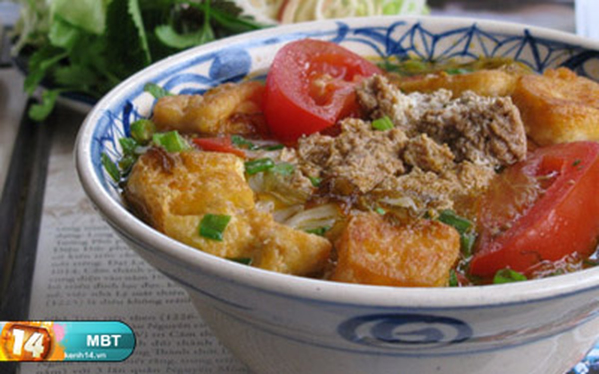 Cách nấu bún riêu ngon, cach nau bun rieu