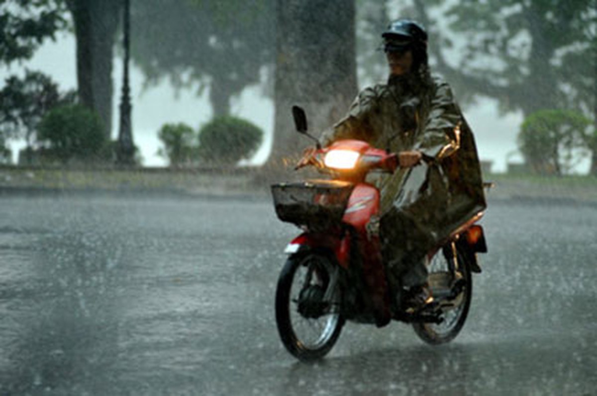 Cả nước mưa rào rải rác