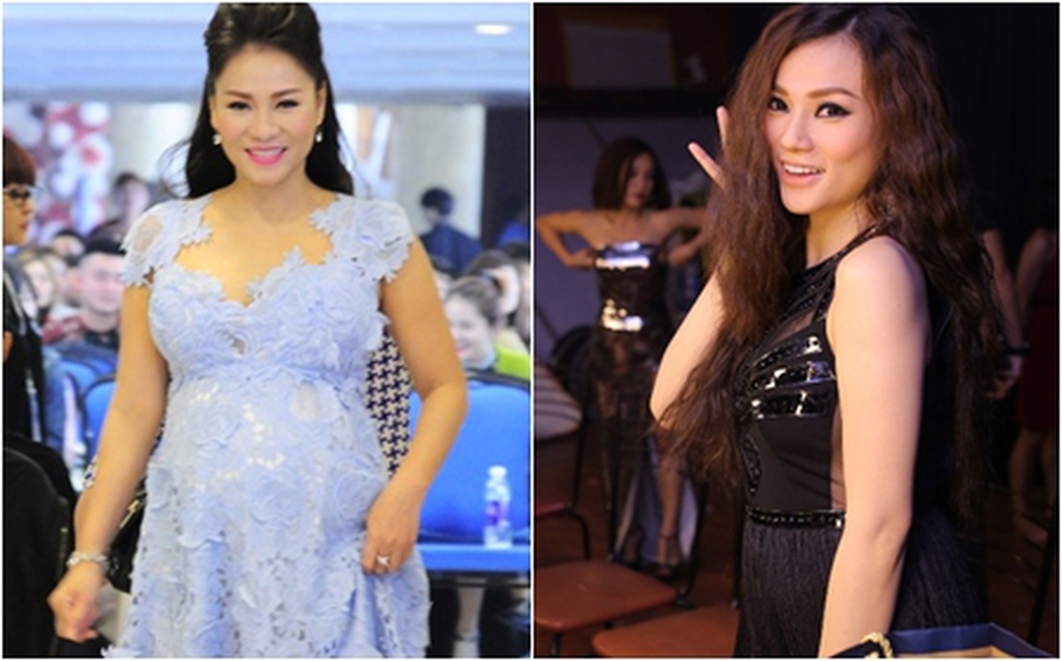 "Lịch dự sinh" dày đặc của các bà bầu showbiz Việt trong năm 2015