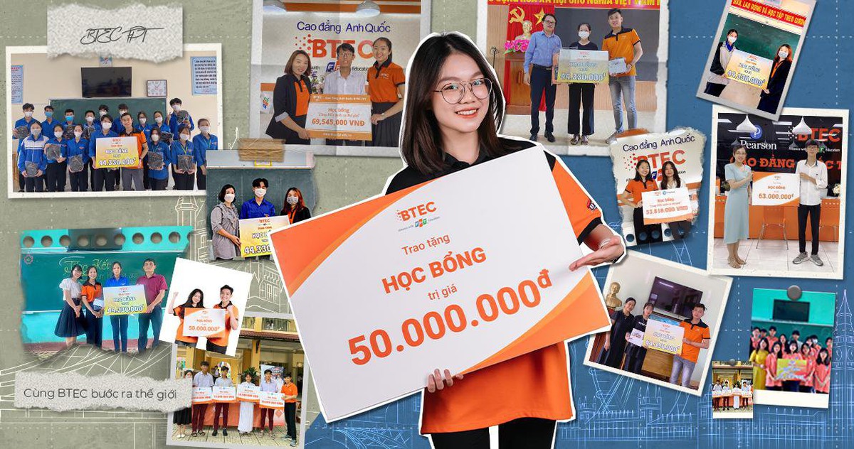 Quỹ học bổng “Cùng BTEC bước ra thế giới” mở thêm cơ hội để học sinh tiếp cận môi trường học tập quốc tế tại BTEC FPT với chi phí hơp lý