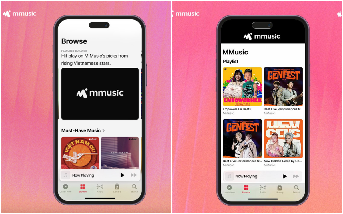 MMUSIC chính thức trở thành Music Curator tiên phong của Apple Music ...