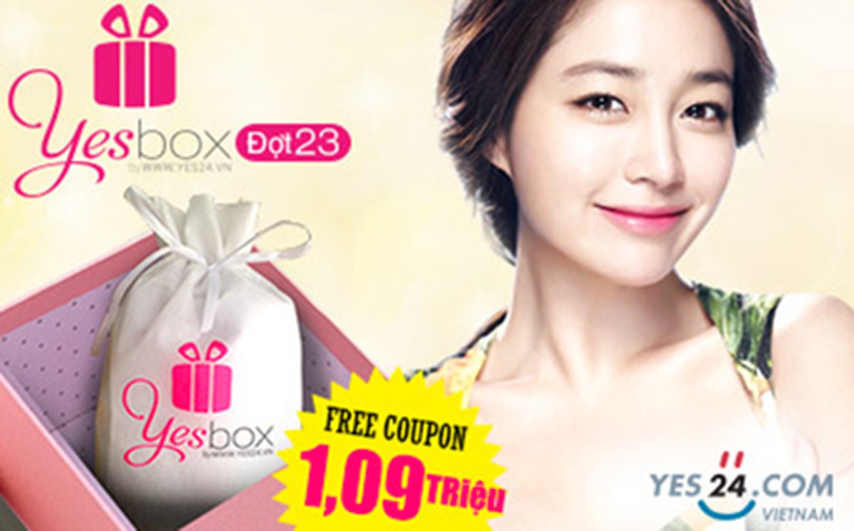 Yes box 22 - Tặng coupon 1 triệu đồng mua combo mỹ phẩm hàng hiệu