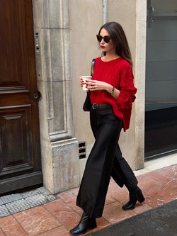 5 cách mặc áo len không cầu kỳ mà đẹp long lanh của phụ nữ Pháp