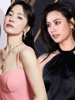 5 mỹ nhân lệch chuẩn mặt V-line vẫn đẹp rụng rời: Song Hye Kyo, Kim Ji Won đều góp mặt