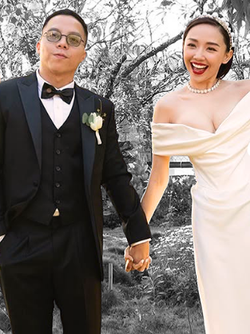 1 chiếc váy cưới, 2 cuộc tình 10 năm tan vỡ: Tóc Tiên giống Miley Cyrus đến ngỡ ngàng