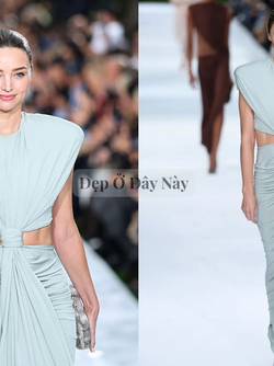 Miranda Kerr trở lại sàn diễn sau gần 1 thập kỷ, nhan sắc thiên thần nội y đình đám một thời gây chú ý