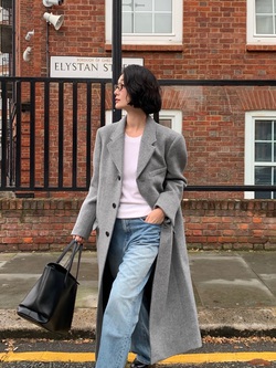 Áo khoác mặc với quần ống rộng: Chọn chuẩn thì đẹp và sang từng centimet