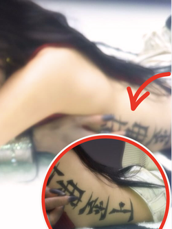 Nữ ca sĩ 2k2 khoe hình hở bạo rồi vội xóa vì dòng chữ Hán to tướng chạy dọc bên sườn?