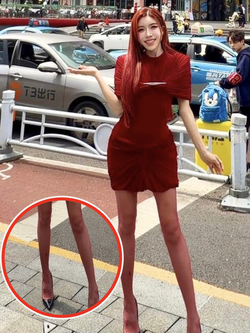 Đôi chân mảnh như tăm tre của Trang Pháp, nhìn thôi đã thấy bất an