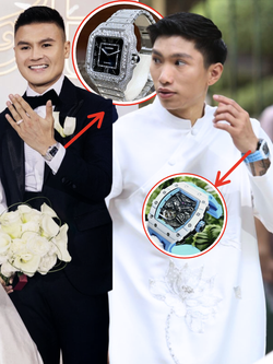 Danh sách đồng hồ bạc tỷ của tuyển Việt Nam: Quang Hải vẫn quá đẳng cấp, Văn Hậu - Văn Lâm "bám đuổi sát sao"