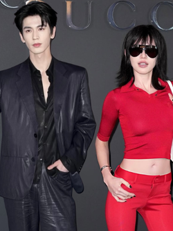 Trương Lăng Hách trắng phát sáng qua ống kính Getty Images, Mai Davika khoe dáng siêu gầy tại show Gucci