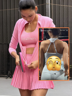 Chuyện xấu hổ của Hoàng Thùy ở phòng gym